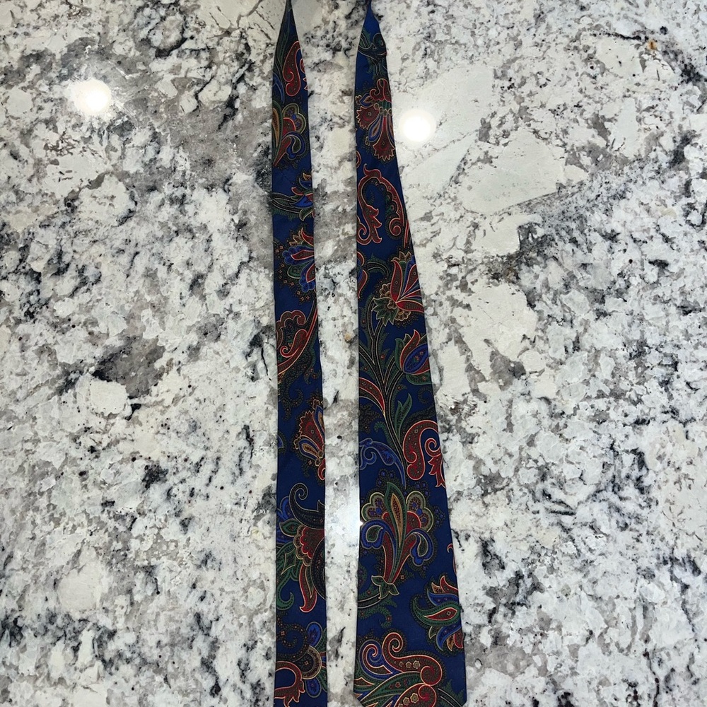 Colorful Paisley Silk Tie